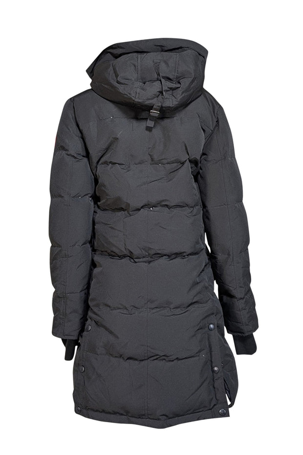 Canada Goose - Black Hooded Long Parka Coat Sz M - Current Boutique