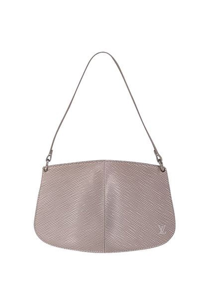 Louis Vuitton - Grey Epi Leather Demi-Lune Pochette Bag - Current Boutique