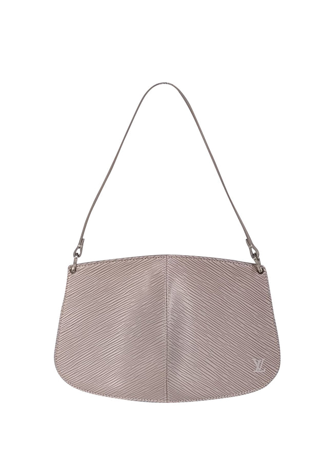 Louis Vuitton - Grey Epi Leather Demi-Lune Pochette Bag - Current Boutique