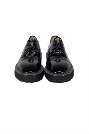 Stuart Weitzman - Black Patent Leather Loafers Sz 9.5
