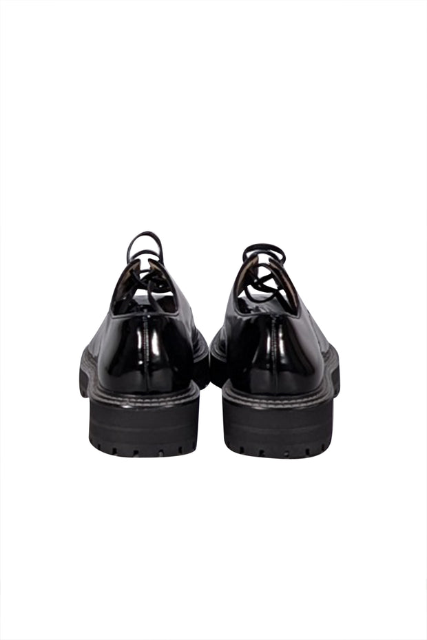 Stuart Weitzman - Black Patent Leather Loafers Sz 9.5