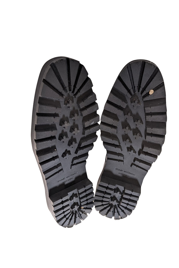 Stuart Weitzman - Black Patent Leather Loafers Sz 9.5