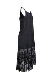Rag & Bone - Black Brocade "Collete" Slip Dress Sz M - Current Boutique