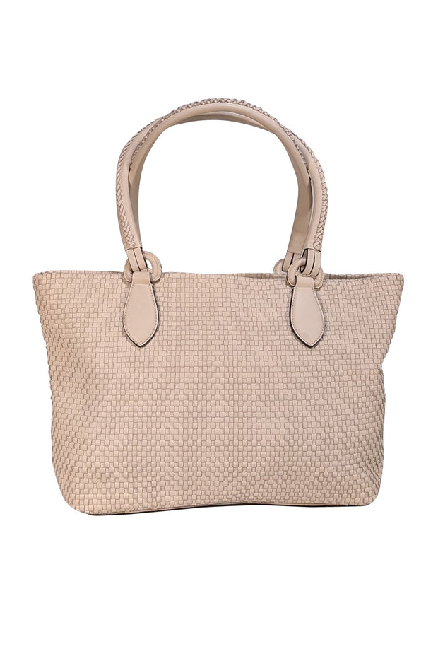 Cole Haan - Ivory Woven Tote Bag - Current Boutique