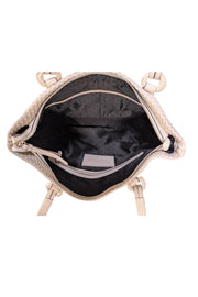 Cole Haan - Ivory Woven Tote Bag - Current Boutique