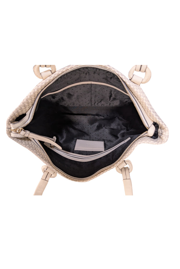 Cole Haan - Ivory Woven Tote Bag - Current Boutique