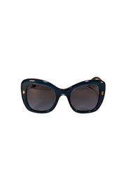 Dolce & Gabbana - Teal Blue Large Sunglasses - Current Boutique