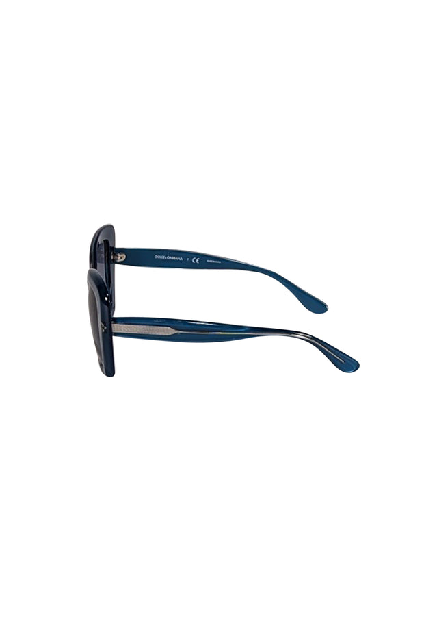 Dolce & Gabbana - Teal Blue Large Sunglasses - Current Boutique