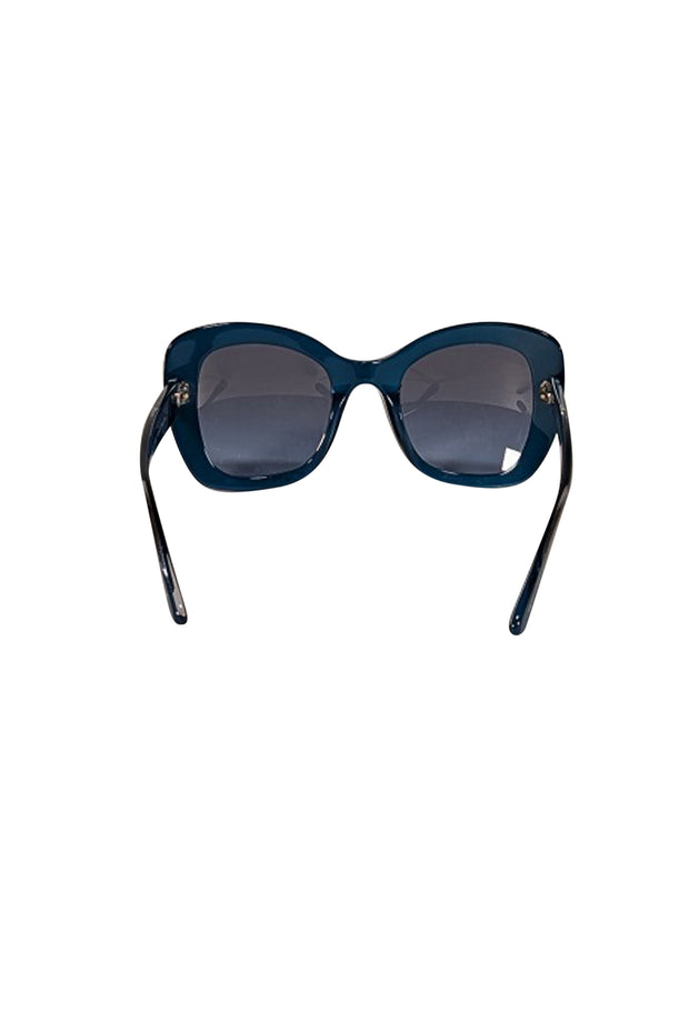 Dolce & Gabbana - Teal Blue Large Sunglasses - Current Boutique