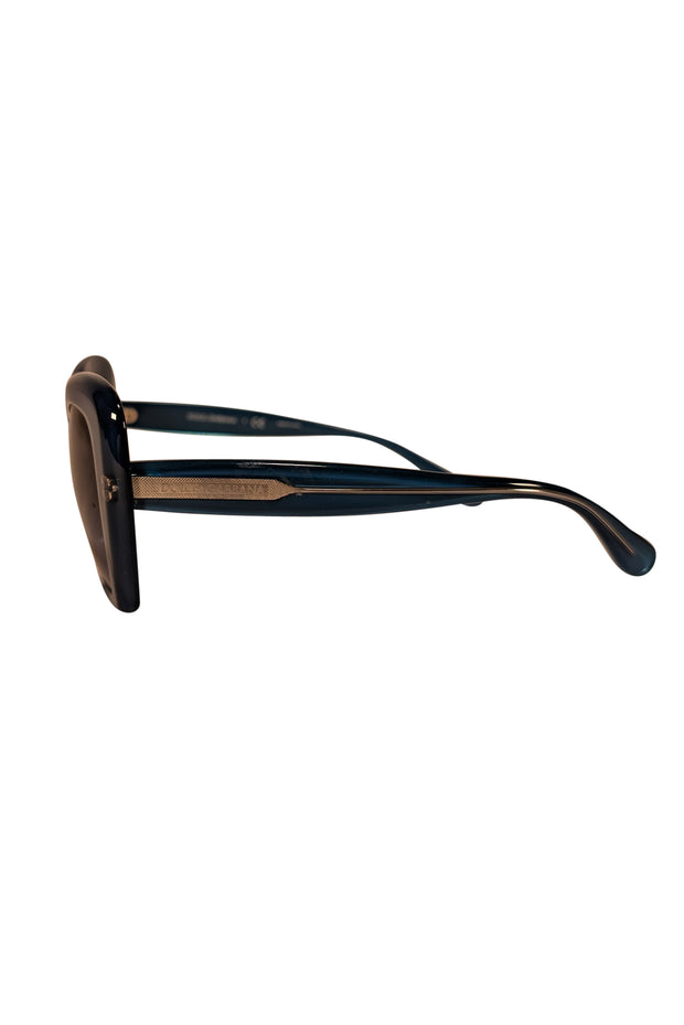 Dolce & Gabbana - Teal Blue Large Sunglasses - Current Boutique