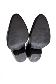 Fendi - Black Leather Wester Short Boots Sz 5 - Current Boutique