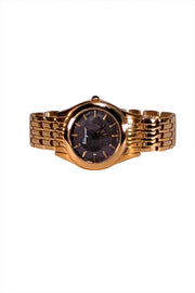 Ferragamo - Gold Link Stainless Steel Swiss Made Watch - Current Boutique