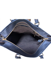 Louis Vuitton - Black Anthracite Leather Mahina Stellar GM Satchel Bag - Current Boutique
