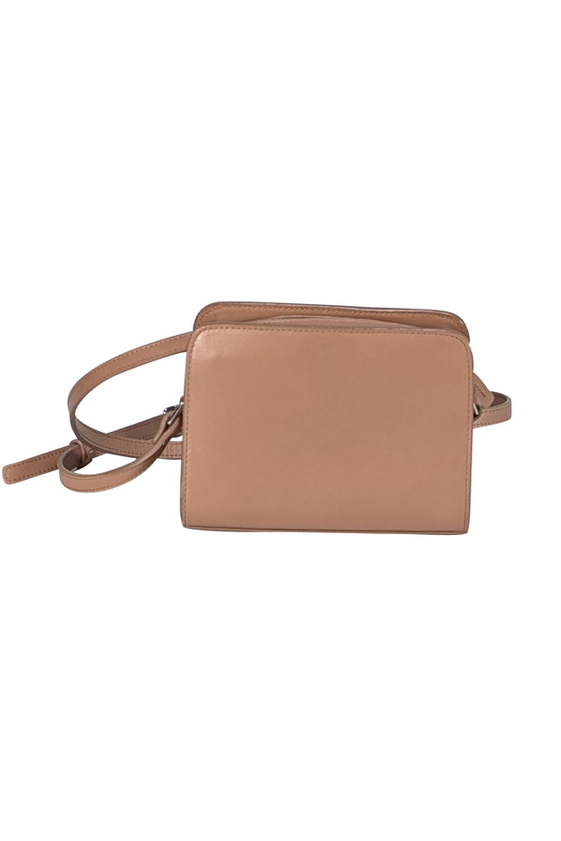 Shinola - Tan Leather Crossbody Bag - Current Boutique