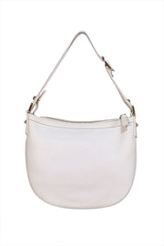 Gucci - White Calfskin Leather Blondie Mini Hobo Shoulder Bag - Current Boutique