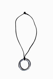 Tiffany & Co. - Sterling Silver Round Pendant Necklace