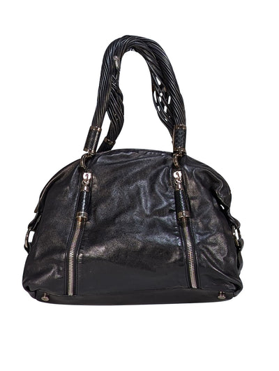 Michael Kors - Black Leather Large Shoulder Bag - Current Boutique