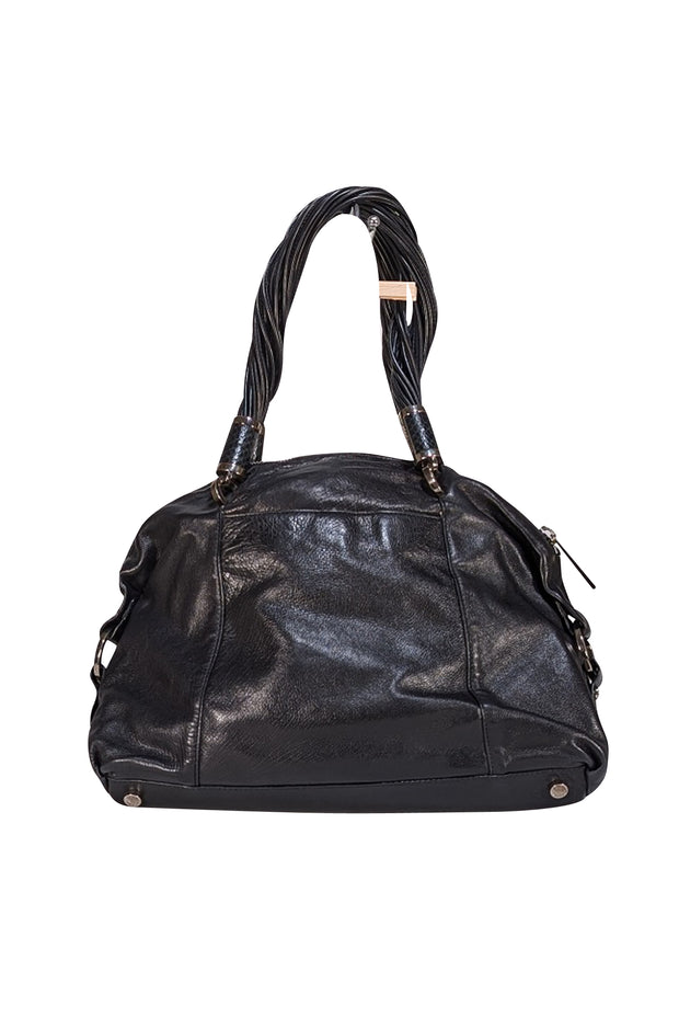 Michael Kors - Black Leather Large Shoulder Bag - Current Boutique