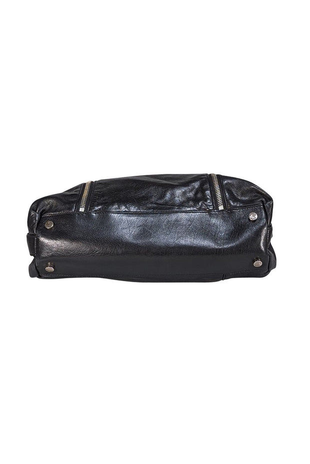 Michael Kors - Black Leather Large Shoulder Bag - Current Boutique