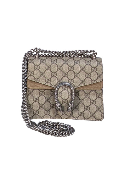 Gucci - Beige GG Supreme Monogram Mini Dionysus Bag - Current Boutique