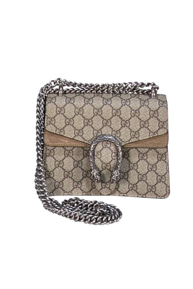 Gucci - Beige GG Supreme Monogram Mini Dionysus Bag - Current Boutique