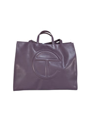 Telfar - Eggplant Purple Large Shopping Tote - Current Boutique