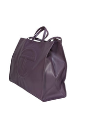 Telfar - Eggplant Purple Large Shopping Tote - Current Boutique