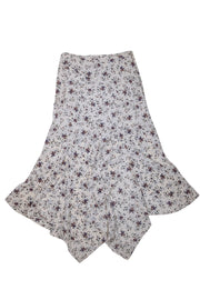 Veronica Beard - Ivory & Multi Color Floral Maxi Skirt Sz 6