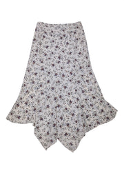 Veronica Beard - Ivory & Multi Color Floral Maxi Skirt Sz 6