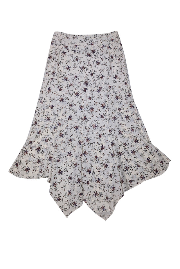 Veronica Beard - Ivory & Multi Color Floral Maxi Skirt Sz 6