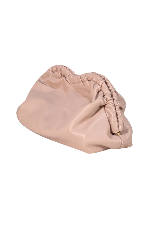Mansur Gavriel - Nude Pink Leather "Cloud" Clutch - Current Boutique