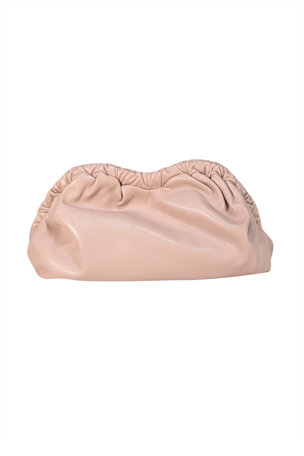 Mansur Gavriel - Nude Pink Leather "Cloud" Clutch - Current Boutique