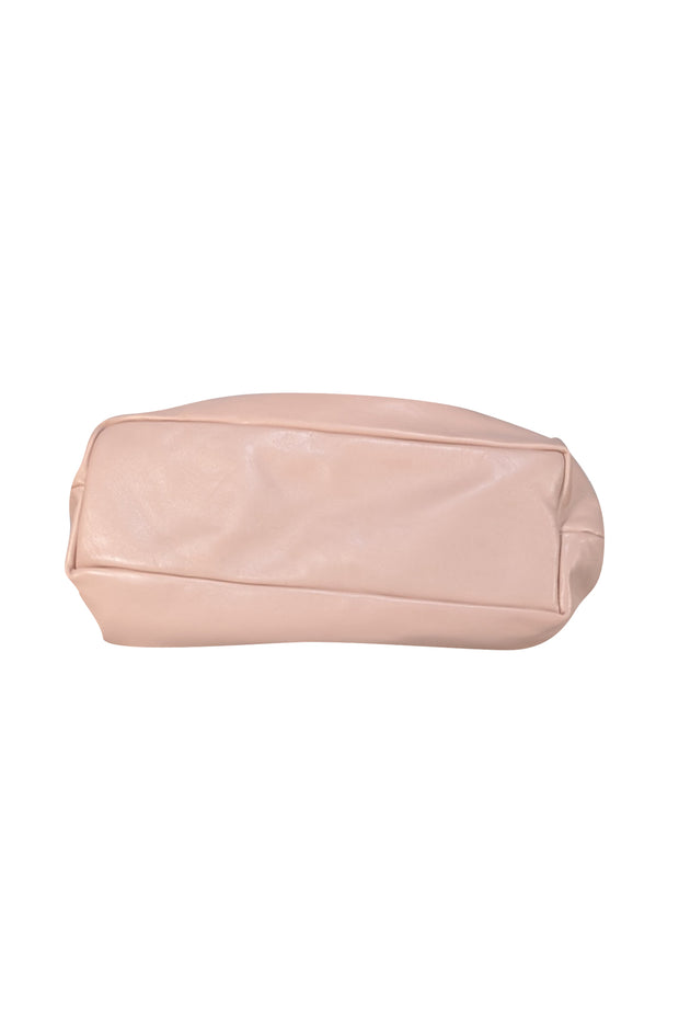 Mansur Gavriel - Nude Pink Leather "Cloud" Clutch - Current Boutique