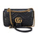 Gucci - Black Leather Marmont Handbag