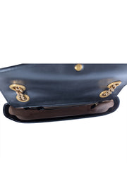 Gucci - Black Leather Marmont Handbag - Current Boutique