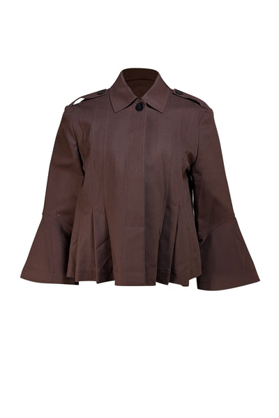 The Fold - Brown Novara Jacket Sz 6