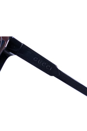 Gucci - Black Square Sunglasses - Current Boutique
