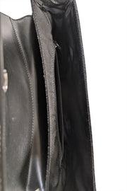 Christian Dior - Black Leather & Canvas Monogram Columbus Diorissimo Shoulder Bag - Current Boutique