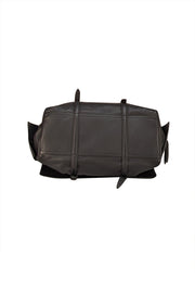 Bottega Veneta - Black Intrecciato Leather Handbag