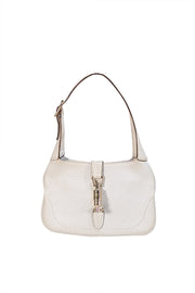 Gucci - Ivory Pebbled Leather Mini Jackie Bag
