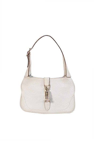 Gucci - Ivory Pebbled Leather Mini Jackie Bag