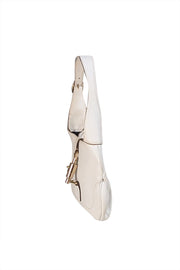 Gucci - Ivory Pebbled Leather Mini Jackie Bag