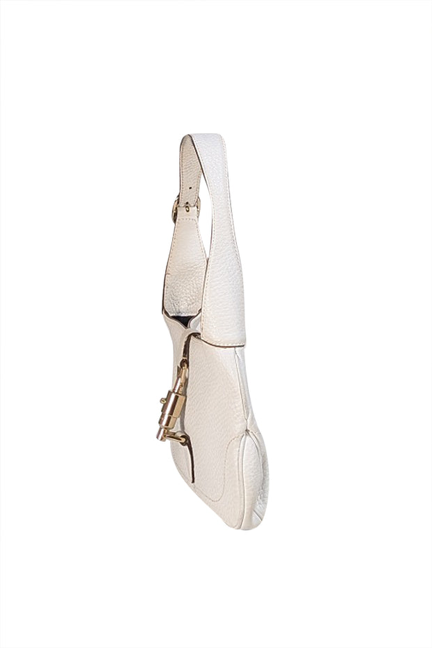 Gucci - Ivory Pebbled Leather Mini Jackie Bag