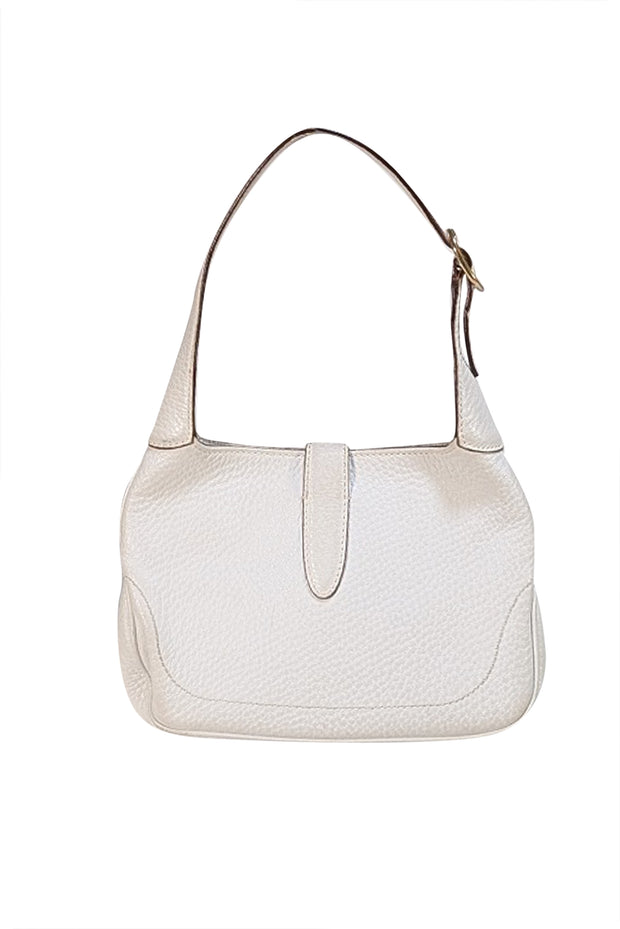 Gucci - Ivory Pebbled Leather Mini Jackie Bag
