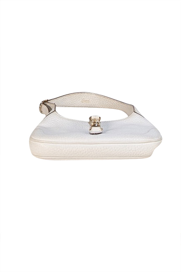 Gucci - Ivory Pebbled Leather Mini Jackie Bag