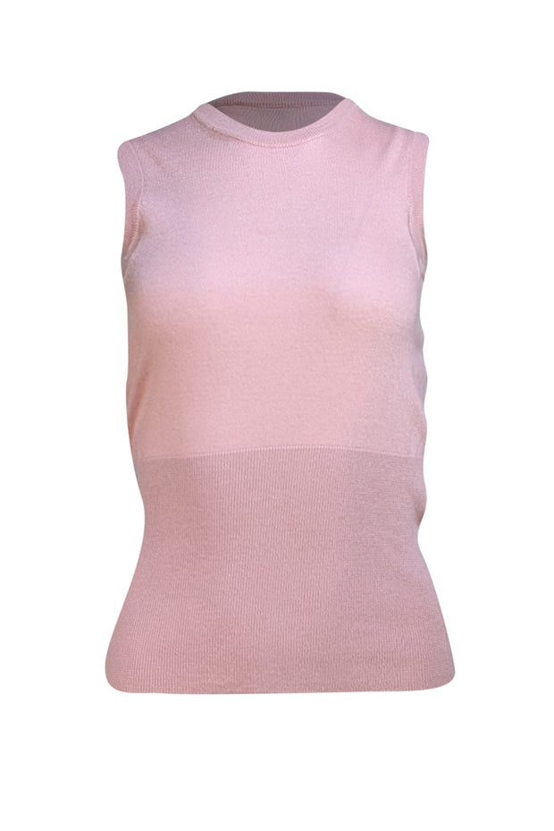 Dolce & Gabbana - Pink Cashmere Blend Sweater Vest Sz S