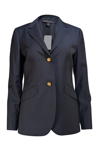Brooks Brothers - Dark Navy Gold Button Blazer Sz 10