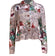St. John - Ivory, w/ Red, Green, & Black Print Blazer Sz M