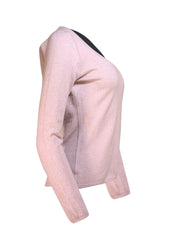 Manrico - Lilac Cashmere Scoop Neck Sweater Sz XL