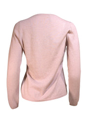 Manrico - Lilac Cashmere Scoop Neck Sweater Sz XL